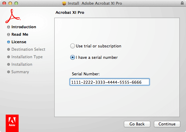 Adobe Acrobat XI Pro for mac