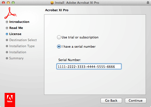 adobe acrobat xi pro serial number 11.01.17