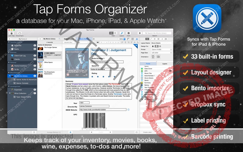 Tap Forms for mac